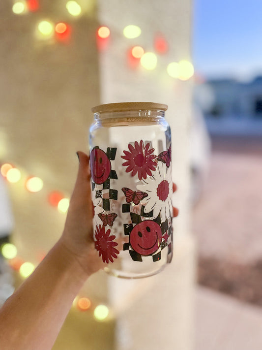 Leopard Mama regular tumbler - glass
