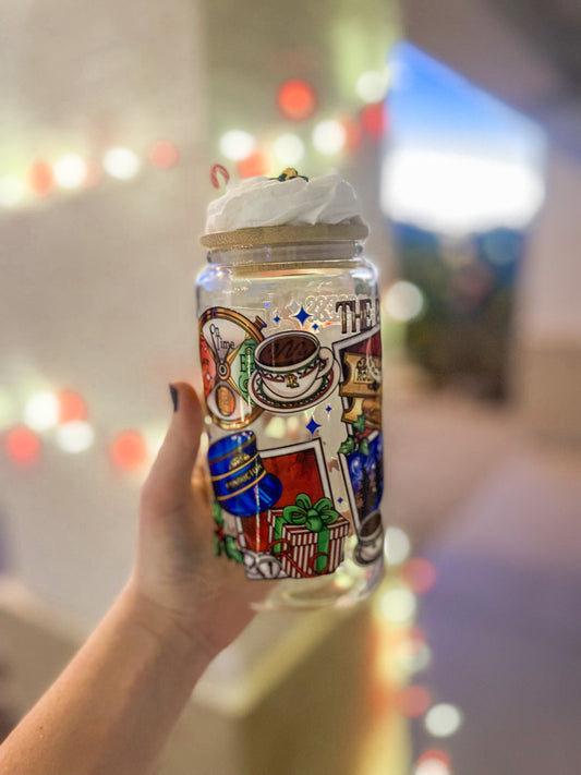 Polar Express (faux whipped cream) regular tumbler - glass