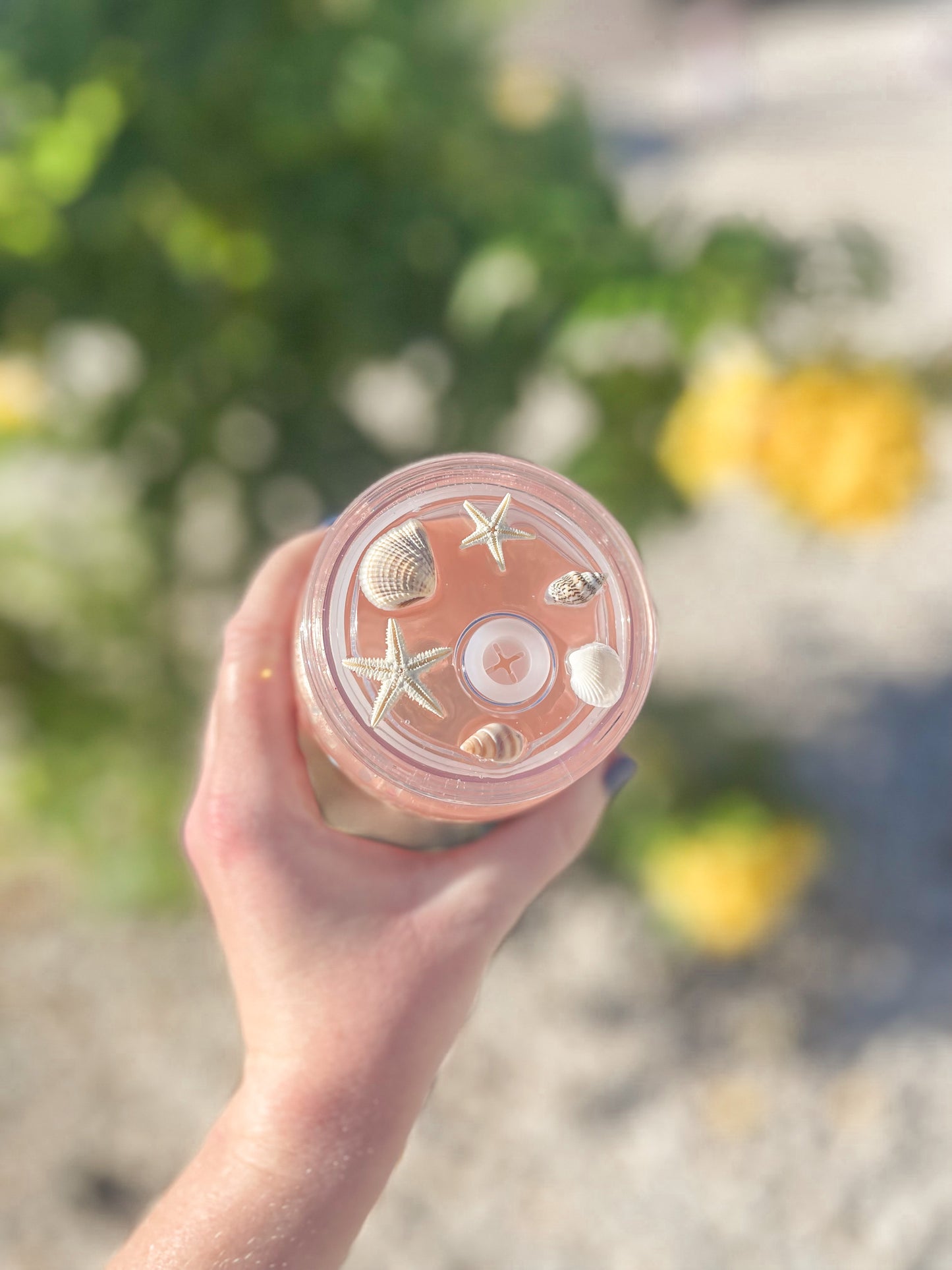 Ariel Mermaid snow globe tumbler - plastic