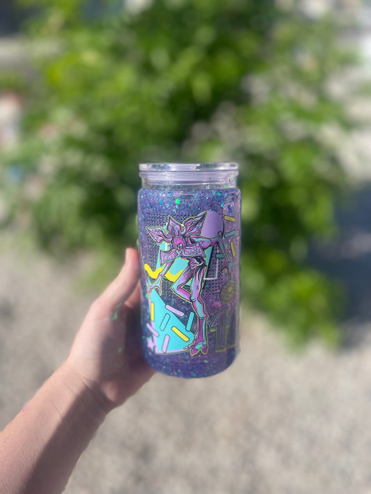 Eleven snow globe tumbler