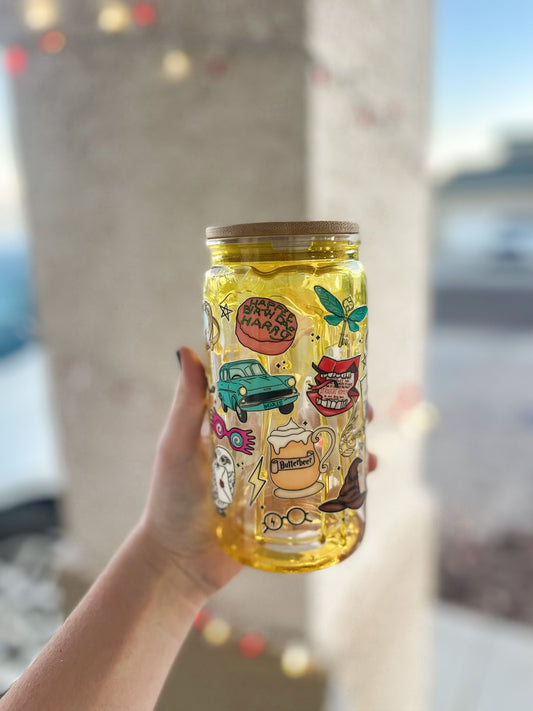 HP Butterbeer snow globe tumbler - acrylic