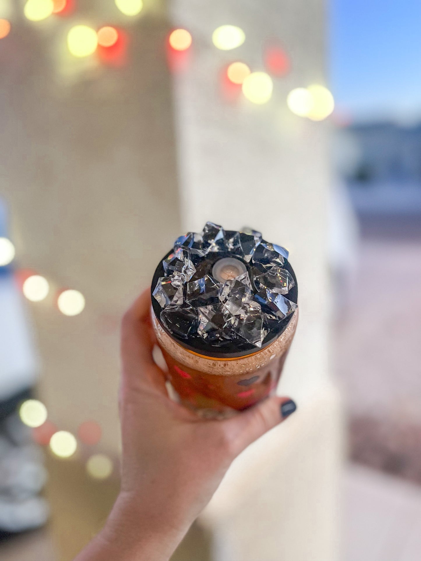 Cocoa Cola snow globe tumbler - glass