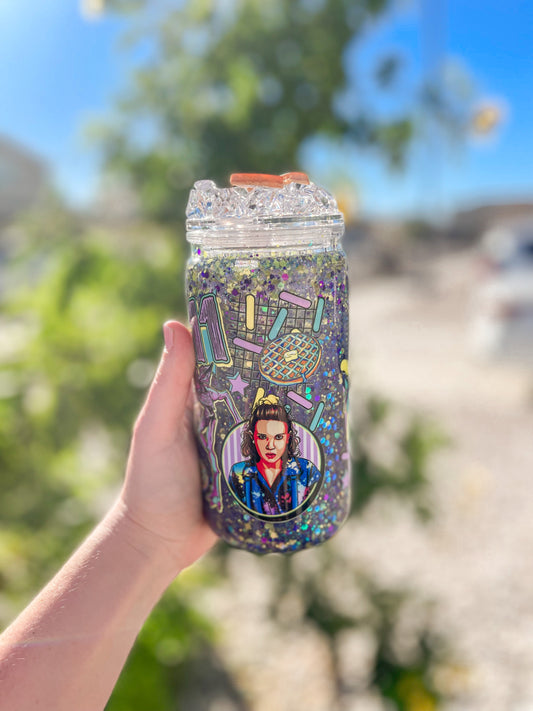 Eleven snow globe tumbler - plastic